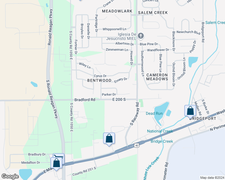 map of restaurants, bars, coffee shops, grocery stores, and more near 10813 Timothy Lane in Indianapolis