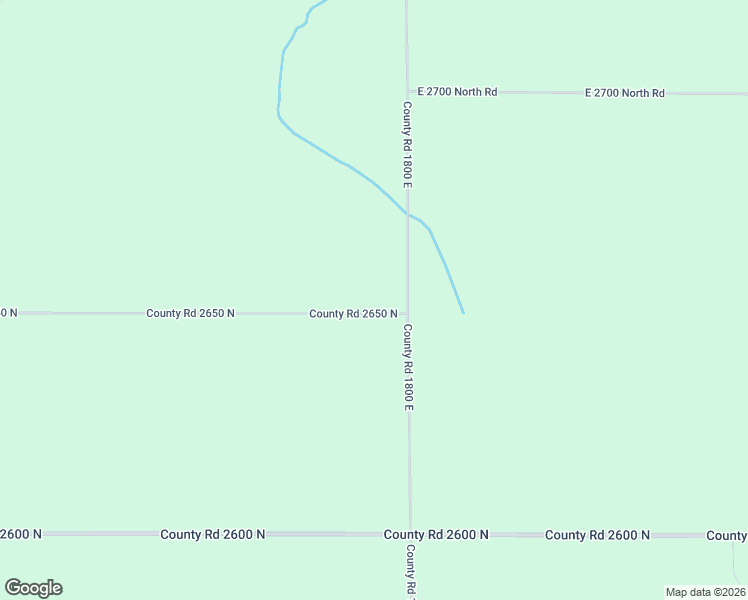 map of restaurants, bars, coffee shops, grocery stores, and more near 2655 North 1800 East Road in Blue Mound