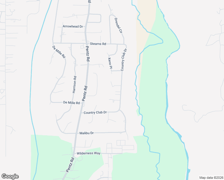 map of restaurants, bars, coffee shops, grocery stores, and more near 2364 Josephs Court in Paradise