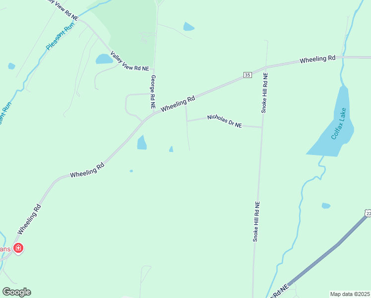 map of restaurants, bars, coffee shops, grocery stores, and more near 1015 Sherry Lane Northeast in Lancaster