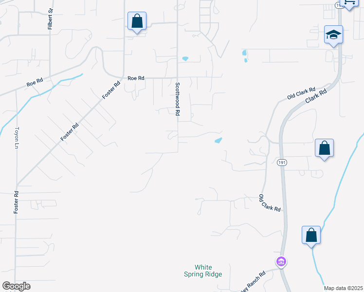 map of restaurants, bars, coffee shops, grocery stores, and more near 5188 Scottwood Road in Paradise