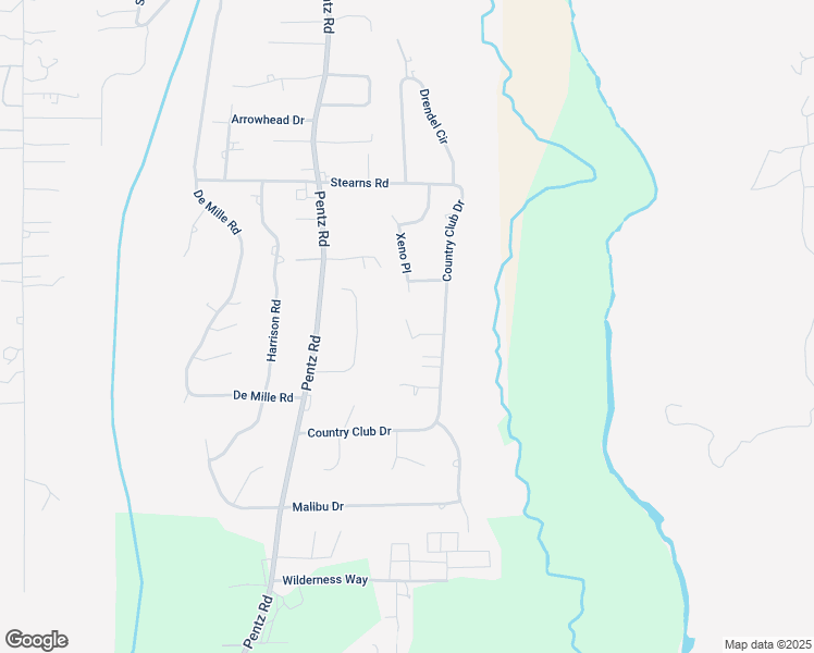map of restaurants, bars, coffee shops, grocery stores, and more near 2363 Josephs Court in Paradise