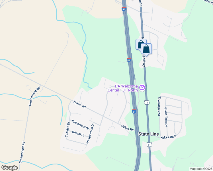 map of restaurants, bars, coffee shops, grocery stores, and more near 617 Victoria Drive in Greencastle
