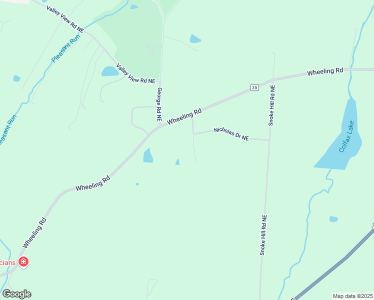 map of restaurants, bars, coffee shops, grocery stores, and more near 1015 Sherry Lane Northeast in Lancaster