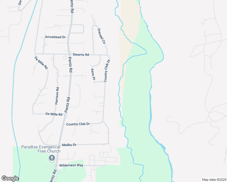 map of restaurants, bars, coffee shops, grocery stores, and more near 5200 Country Club Drive in Paradise