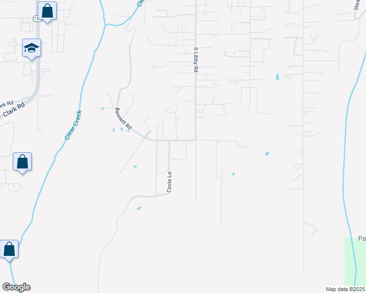 map of restaurants, bars, coffee shops, grocery stores, and more near 5217 Parkway Drive in Paradise