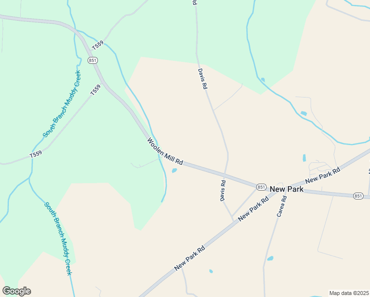map of restaurants, bars, coffee shops, grocery stores, and more near 237 Woolen Mill Road in New Park