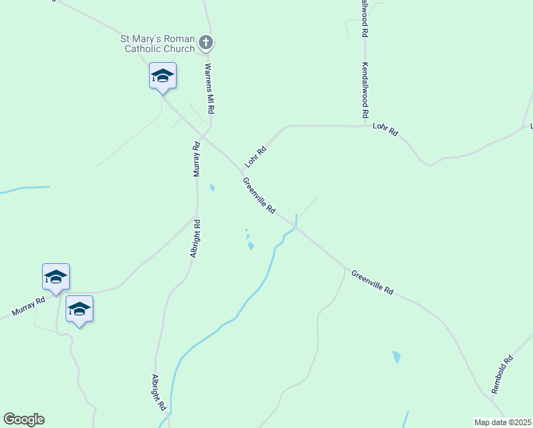 map of restaurants, bars, coffee shops, grocery stores, and more near 3601 Greenville Road in Meyersdale