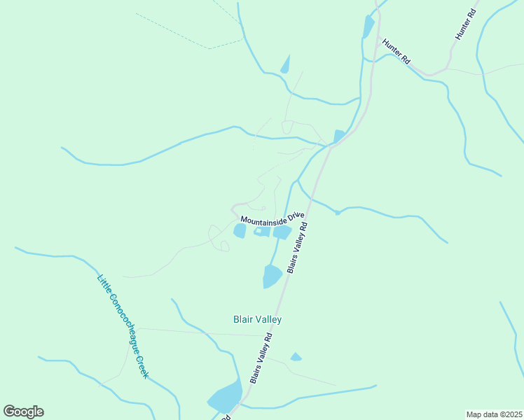 map of restaurants, bars, coffee shops, grocery stores, and more near 13840 Pond View Lane in Mercersburg