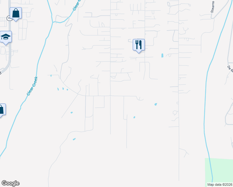 map of restaurants, bars, coffee shops, grocery stores, and more near 1429 Bennett Road in Paradise