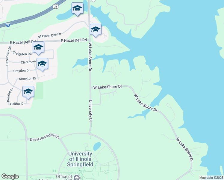 map of restaurants, bars, coffee shops, grocery stores, and more near 2739 Dartmouth Drive in Springfield