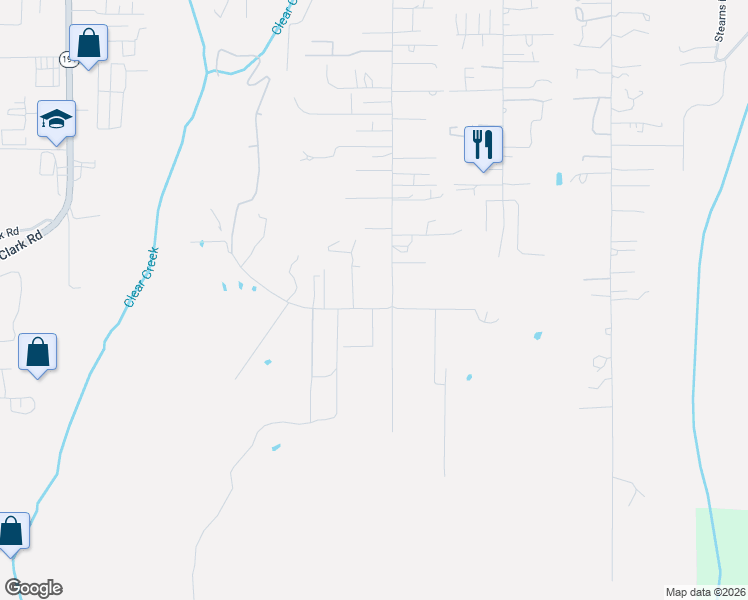 map of restaurants, bars, coffee shops, grocery stores, and more near 1381 Bennett Road in Paradise