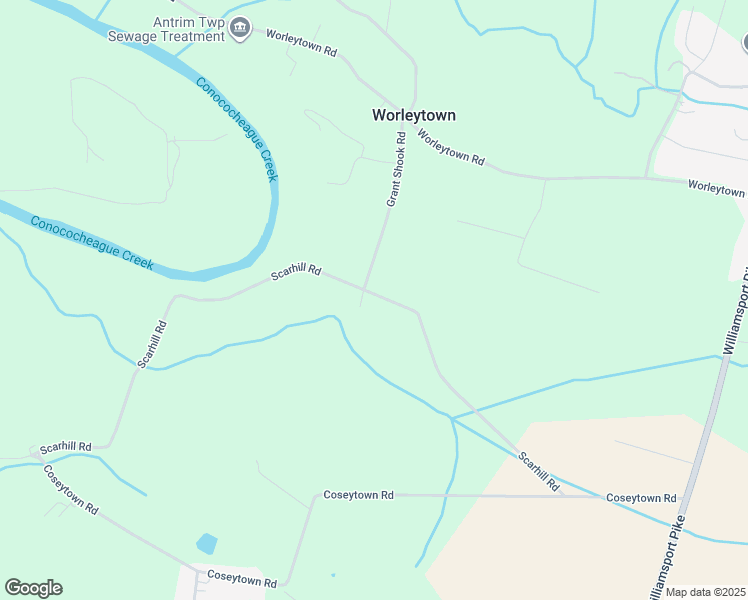 map of restaurants, bars, coffee shops, grocery stores, and more near 3308 Scarhill Road in Greencastle