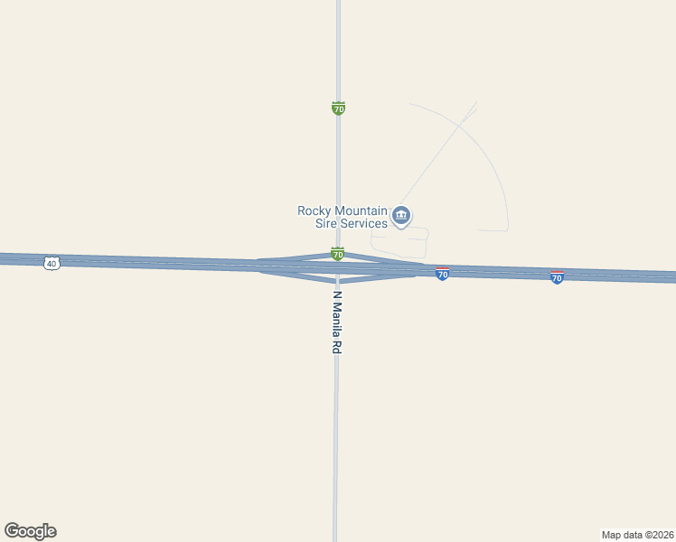 map of restaurants, bars, coffee shops, grocery stores, and more near Manilla Road in Watkins