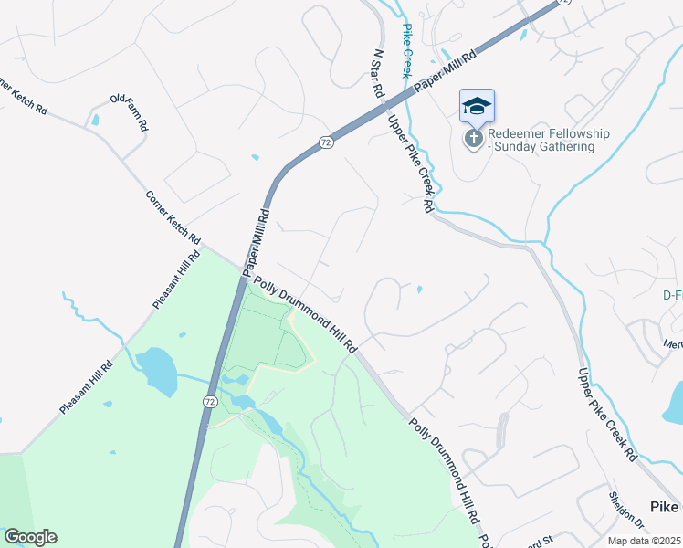 map of restaurants, bars, coffee shops, grocery stores, and more near 29 Morning Glen Lane in Newark