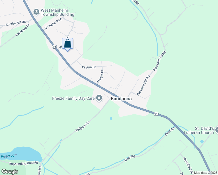 map of restaurants, bars, coffee shops, grocery stores, and more near 2856 Baltimore Pike in Hanover