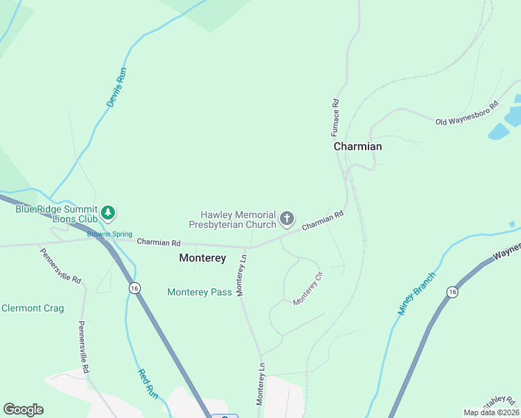 map of restaurants, bars, coffee shops, grocery stores, and more near in Blue Ridge Summit