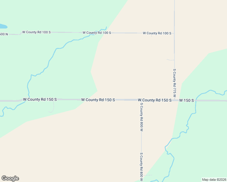 map of restaurants, bars, coffee shops, grocery stores, and more near 8297 West County Road 150 South in Coatesville
