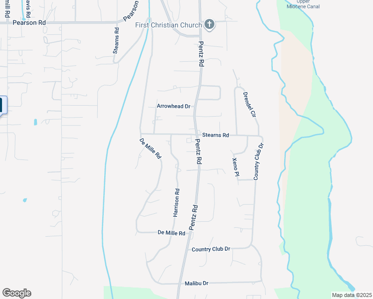 map of restaurants, bars, coffee shops, grocery stores, and more near 1883 Marywood Drive in Paradise