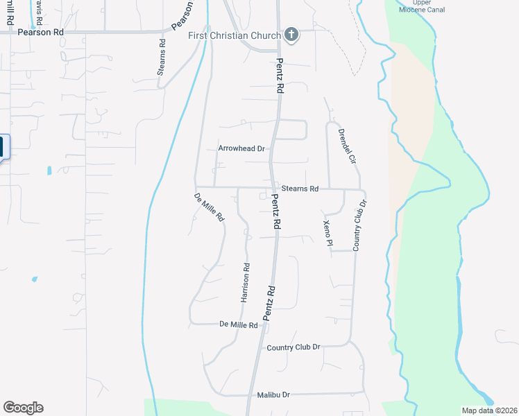 map of restaurants, bars, coffee shops, grocery stores, and more near 1883 Marywood Drive in Paradise