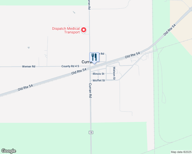 map of restaurants, bars, coffee shops, grocery stores, and more near 4001-4077 Commerce Street in Curran