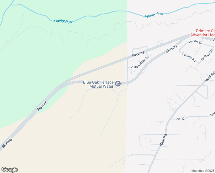 map of restaurants, bars, coffee shops, grocery stores, and more near Bay Tree Drive in Paradise