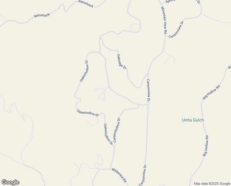 map of restaurants, bars, coffee shops, grocery stores, and more near Oakerhollow Drive in Sanpete County