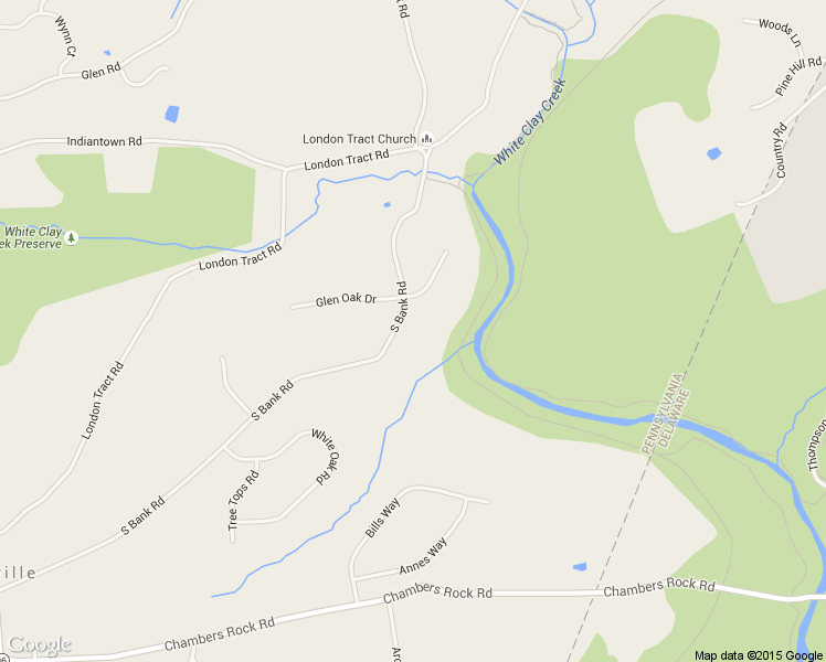 map of restaurants, bars, coffee shops, grocery stores, and more near 416 South Bank Road in Landenberg