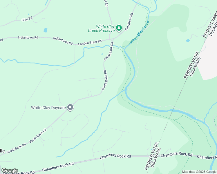 map of restaurants, bars, coffee shops, grocery stores, and more near 416 South Bank Road in Landenberg