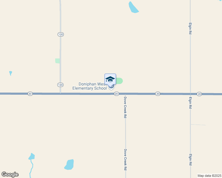 map of restaurants, bars, coffee shops, grocery stores, and more near 642 Kansas 20 in Denton