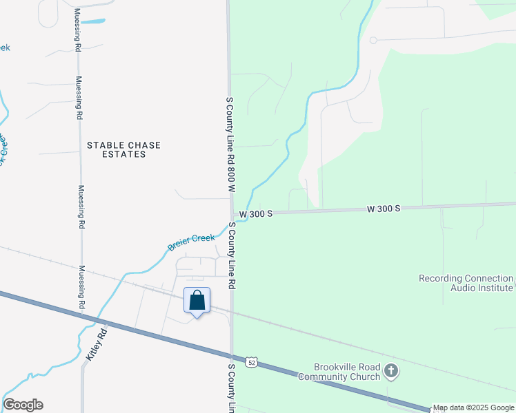 map of restaurants, bars, coffee shops, grocery stores, and more near 7914 West 300 South in New Palestine
