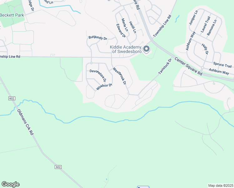 map of restaurants, bars, coffee shops, grocery stores, and more near 271 Westbrook Drive in Woolwich Township