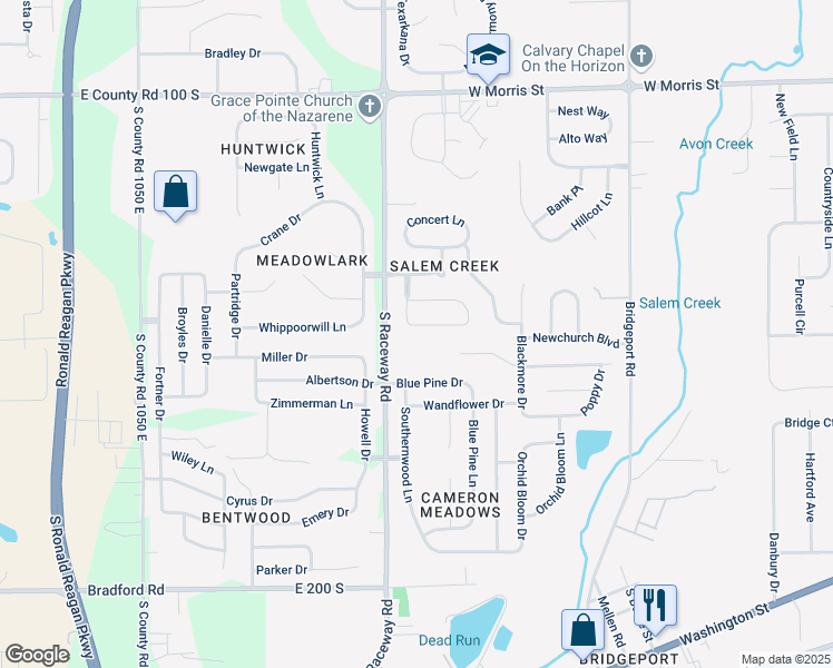 map of restaurants, bars, coffee shops, grocery stores, and more near 9208 Timpani Way in Indianapolis