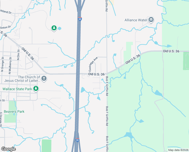 map of restaurants, bars, coffee shops, grocery stores, and more near 504 Eastridge Avenue in Cameron