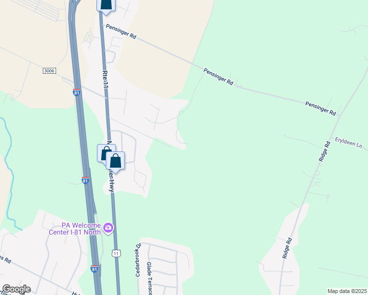 map of restaurants, bars, coffee shops, grocery stores, and more near 1636 Alphin Way in Greencastle