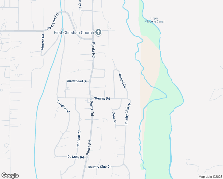 map of restaurants, bars, coffee shops, grocery stores, and more near 1773 Drendel Circle in Paradise