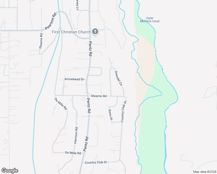 map of restaurants, bars, coffee shops, grocery stores, and more near 1773 Drendel Circle in Paradise