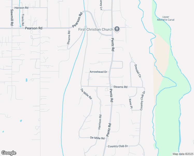 map of restaurants, bars, coffee shops, grocery stores, and more near 1830 Mosure Lane in Paradise
