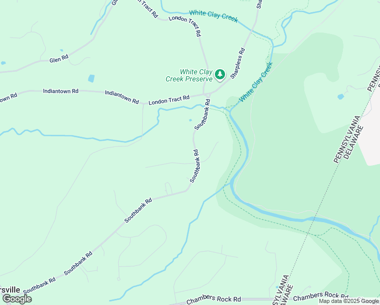 map of restaurants, bars, coffee shops, grocery stores, and more near 503 Southbank Road in Landenberg