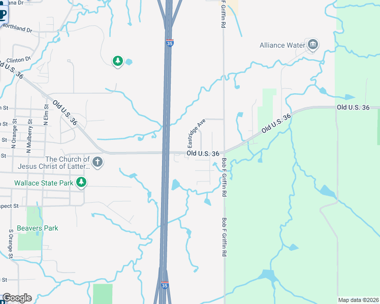 map of restaurants, bars, coffee shops, grocery stores, and more near 504 Eastridge Ave in Cameron