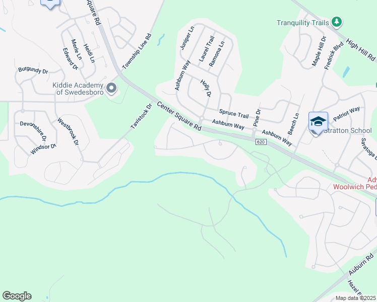 map of restaurants, bars, coffee shops, grocery stores, and more near 118 Somerfield Road in Swedesboro