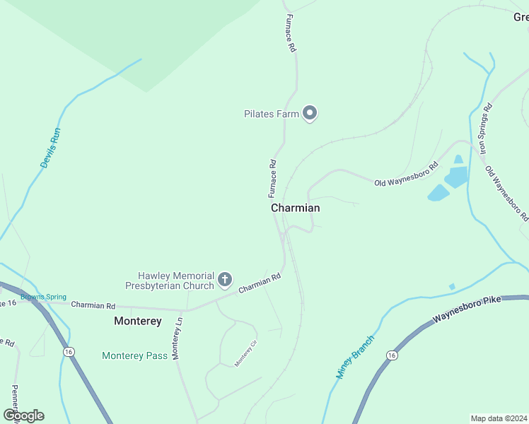 map of restaurants, bars, coffee shops, grocery stores, and more near 11939 Furnace Road in Blue Ridge Summit
