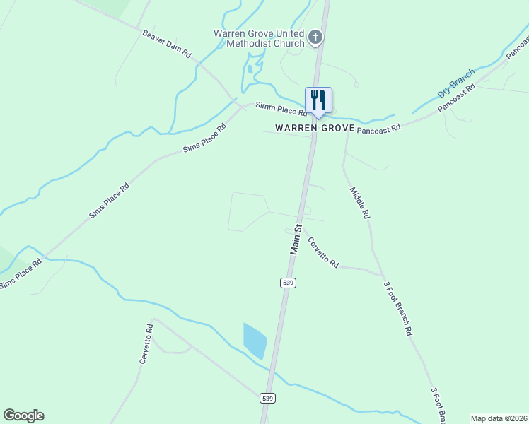 map of restaurants, bars, coffee shops, grocery stores, and more near 5 Cervetto Road in Ocean County