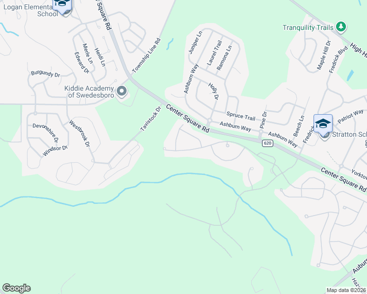 map of restaurants, bars, coffee shops, grocery stores, and more near 136 Somerfield Road in Swedesboro