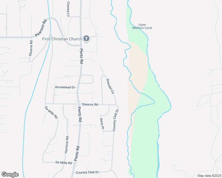 map of restaurants, bars, coffee shops, grocery stores, and more near 1823 Drendel Circle in Paradise