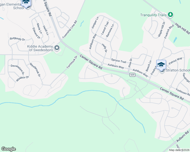 map of restaurants, bars, coffee shops, grocery stores, and more near 119 Somerfield Road in Swedesboro