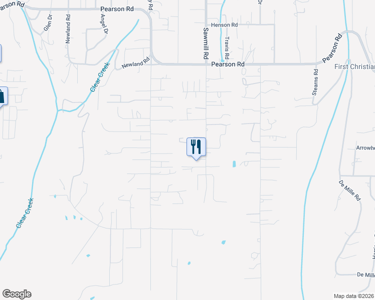 map of restaurants, bars, coffee shops, grocery stores, and more near 1473 Leafy Lane in Paradise