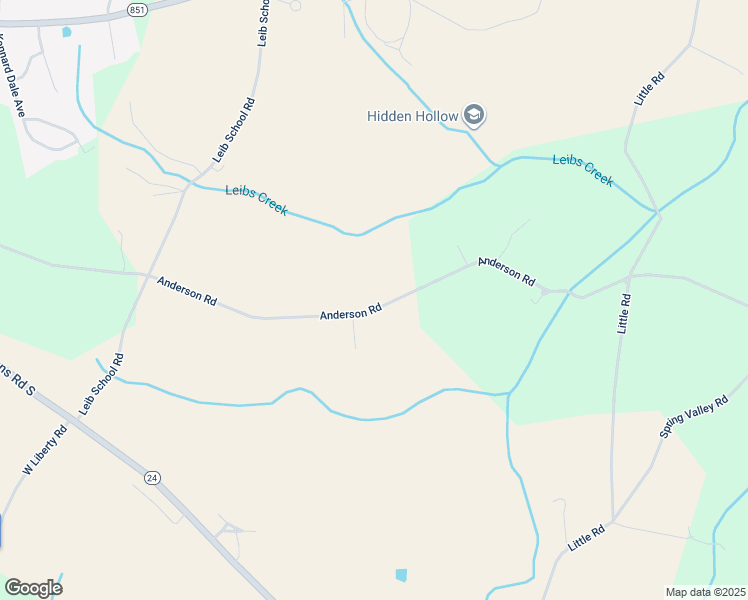 map of restaurants, bars, coffee shops, grocery stores, and more near 5785 Anderson Road in Stewartstown