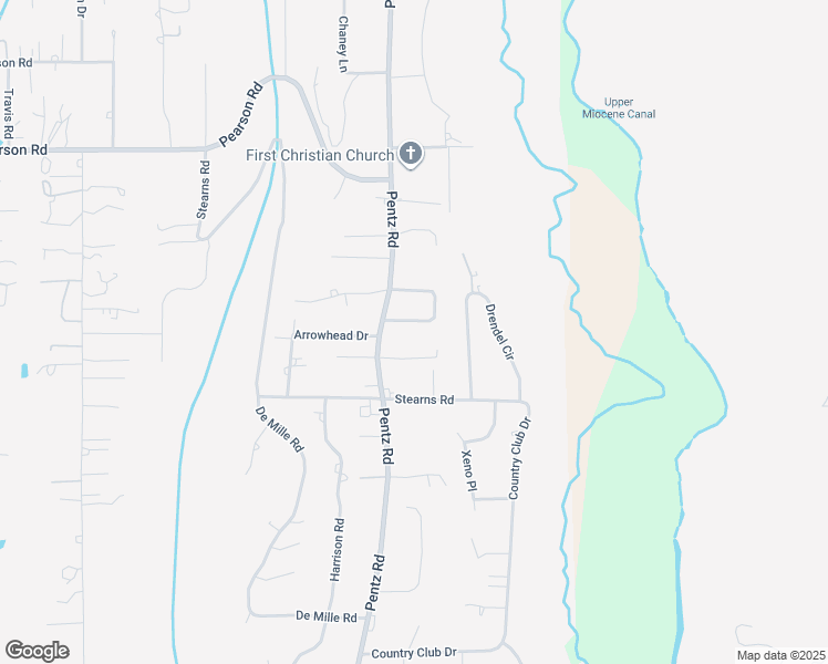 map of restaurants, bars, coffee shops, grocery stores, and more near 1908 Crandall Way in Paradise