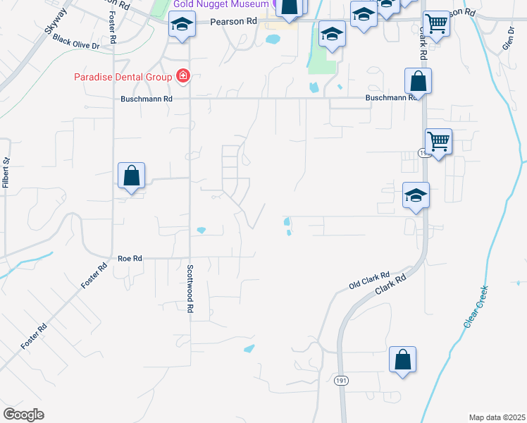 map of restaurants, bars, coffee shops, grocery stores, and more near 442 Plantation Drive in Paradise